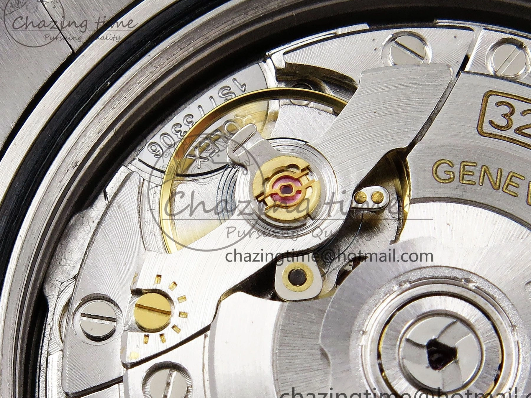 Stick Steel SS 40 Dial (Gain V3 Light JDF Weight) President Green DayDate on VR3255 904L Bracelet 0401